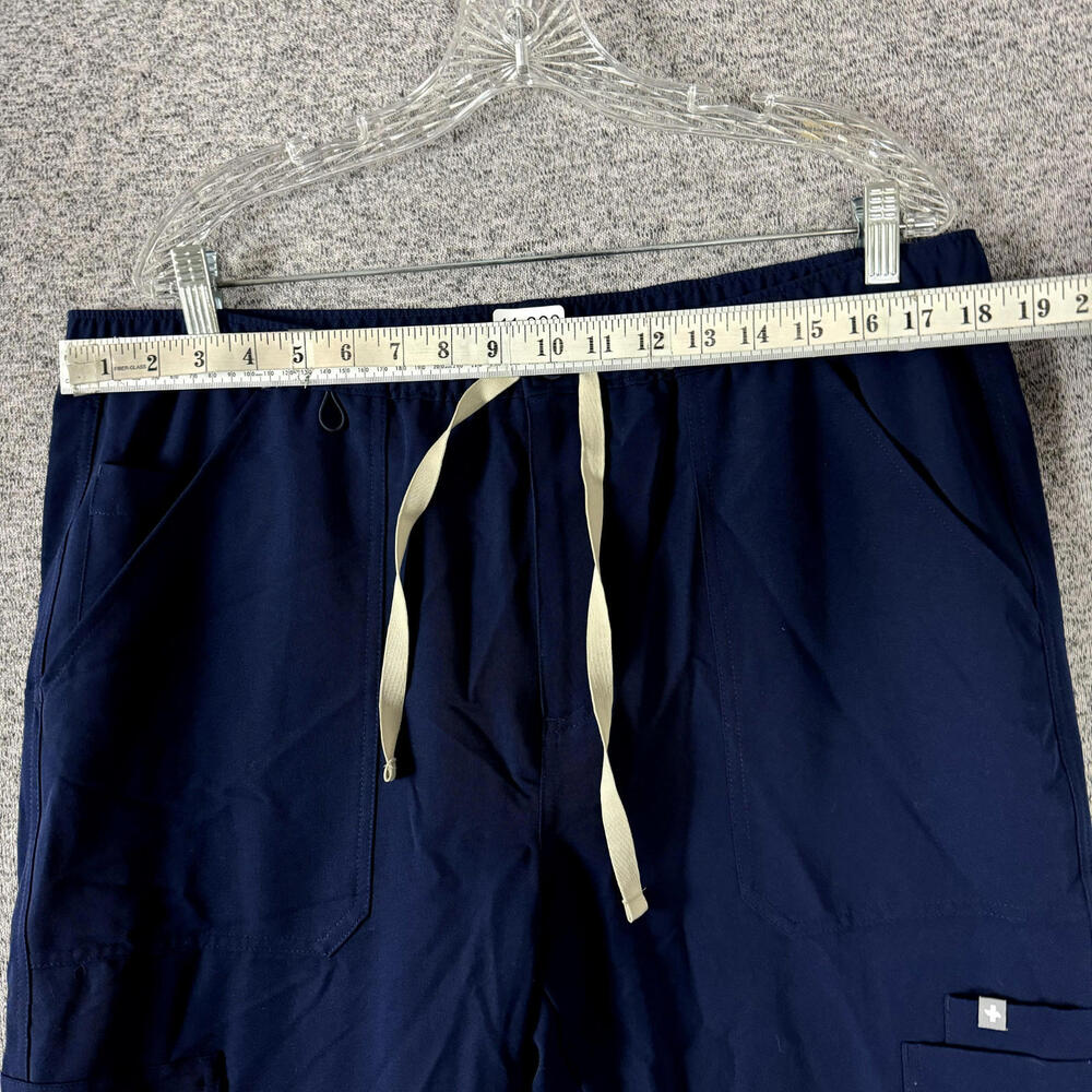 NEW Figs Men's Size XL Dark Blue Polyester Cairo Cargo Scrub Pants - Picture 10 of 11